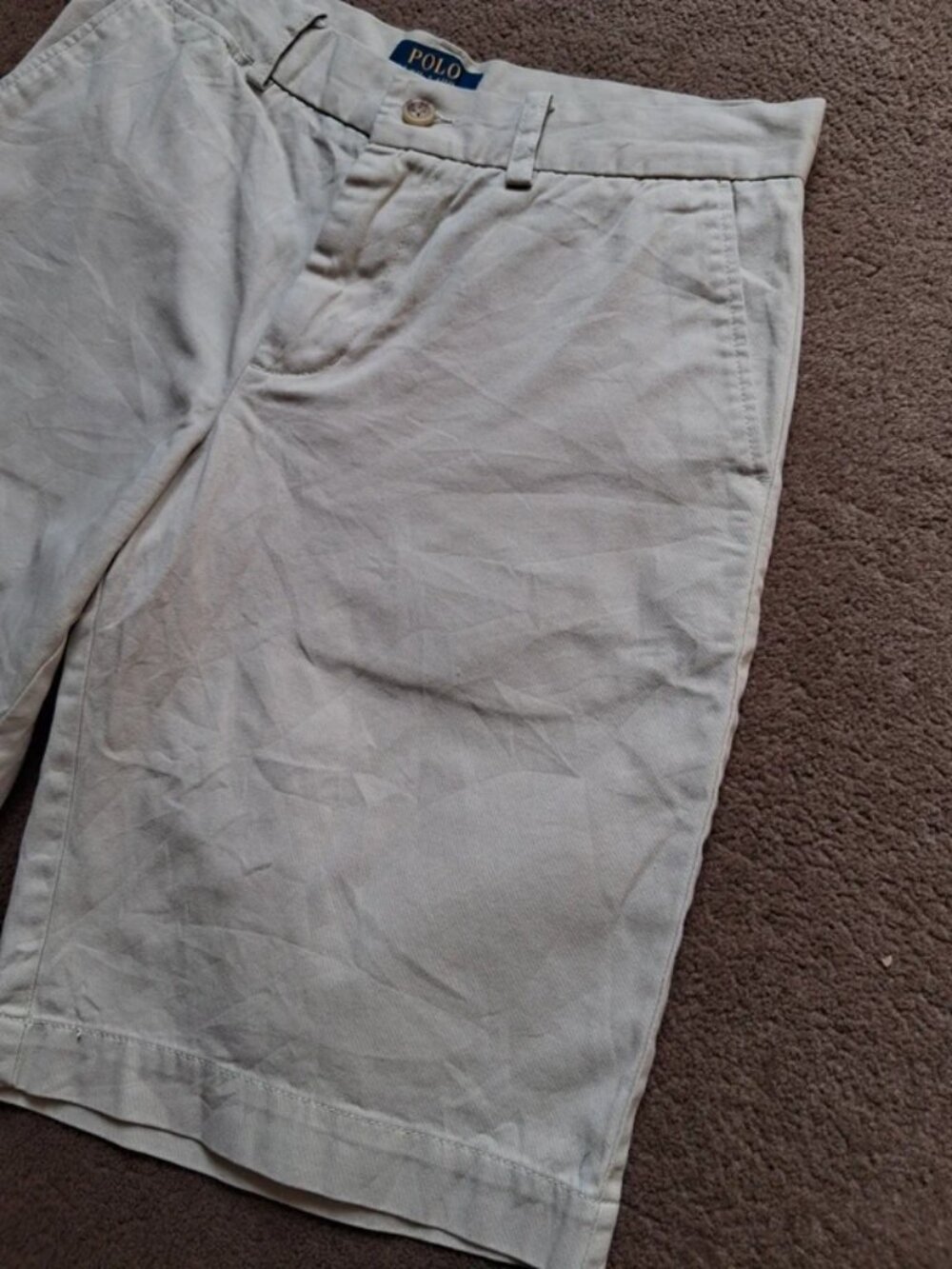 Polo Ralph Lauren Vintage "Tyler short" Pleated Chino Shorts W40 - Picture 2 of 5